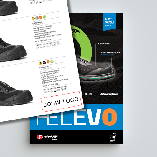 Sixton Peak Helevo Flyer met jouw bedrijfslogo (Gratis verzending)