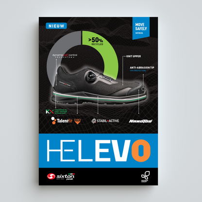 Sixton Peak Helevo Flyer met jouw bedrijfslogo (Gratis verzending)
